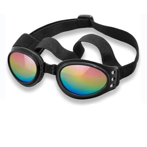Winddichte Hundesonnenbrille, Hundebrille, Mit Bequemem Rahmen Und Verstellbaren Schultergurten, Geeignet Für Outdoor-Ausritte, Foto-Requisiten von TuTaTiMANG