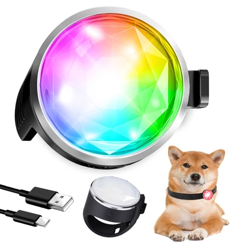 Tubasion 7 Colours in 1 Leuchtanhänger Hund, USB-C Wiederaufladba Blinklicht Hundegeschirr, Licht für Hundehalsband Silikon, IP65 wasserdichte Led Hundehalsband für Nachtspaziergänge Tubasion 7 Colours in 1 Leuchtanhänger Hund, USB-C Wiederaufladba Blinklicht Hundegeschirr, Licht für Hundehalsband Silikon, IP65 wasserdichte Led Hundehalsband für Nachtspaziergänge von Tubasion