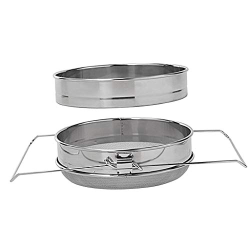 Tubayia 25cm Edelstahl Doppelsieb Honigsieb Honig Strainer mit Zwei Trennsieben Tubayia 25cm Edelstahl Doppelsieb Honigsieb Honig Strainer mit Zwei Trennsieben von Tubayia