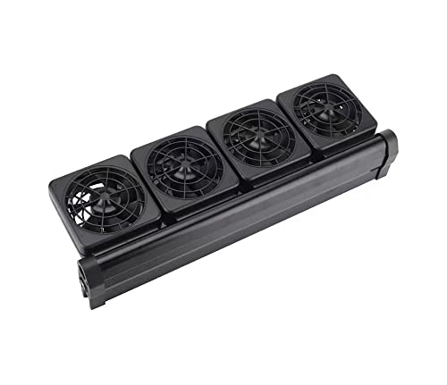 Tubayia DC 12V Kühlventilator Ventilator Kühlgebläse Kühler Lüfter für Aquarium Aquarien Fisch Tank (4 Lüfter) von Tubayia