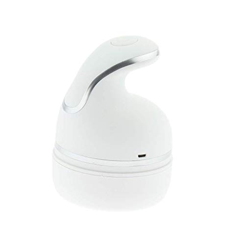 Tubayia Elektrische Massagegerät Wasserdicht USB-Aufladung Kopfmassagegerät für Haustier Hunde Katzen (Typ 2 Weiß) von Tubayia