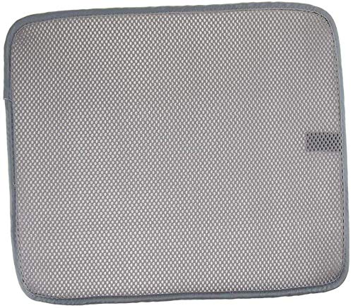 Tubayia Wasserdicht Hundematte Katzenmatte Waschbar Haustier Schlafplatz für Hunde Katzen (55x45 cm,Silber) von Tubayia