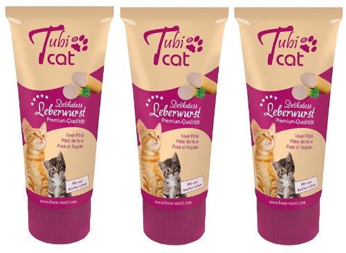 Tubi cat Delikatess Leberwurst für Katzen 3 Tuben á 75g Tubi cat Delikatess Leberwurst für Katzen 3 Tuben á 75g von Tubi cat