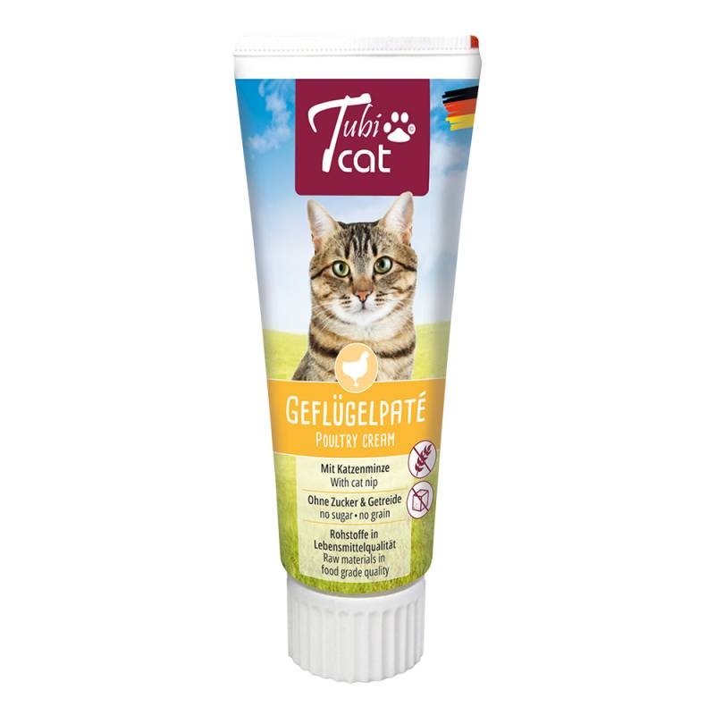 Tubicat Geflügelpaté mit Katzenminze - Sparpaket: 3 x 75 g Tubicat Geflügelpaté mit Katzenminze - Sparpaket: 3 x 75 g von TubiCAT