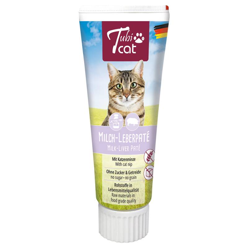 Tubicat Milch-Leberpaté mit Katzenminze - Sparpaket: 3 x 75 g Tubicat Milch-Leberpaté mit Katzenminze - Sparpaket: 3 x 75 g von TubiCAT