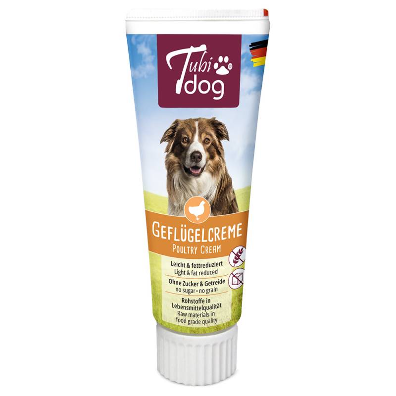 Tubidog Geflügelcreme in der Tube - Sparpaket: 6 x 75 g von TubiDOG