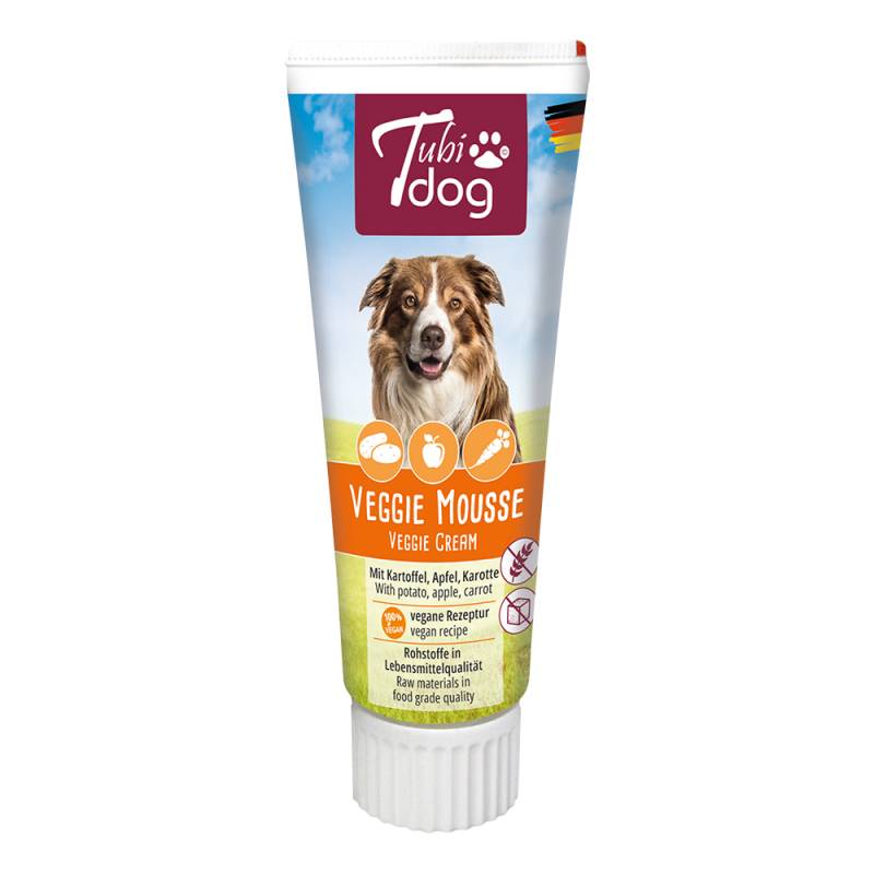 Tubidog Veggie-Mousse mit Kartoffel, Apfel, Karotte - Sparpaket: 6 x 75 g Tubidog Veggie-Mousse mit Kartoffel, Apfel, Karotte - Sparpaket: 6 x 75 g von TubiDOG