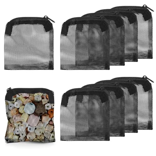 Tucnoeu 10 Stück Filterbeutel Aquarium, Netzfilterbeutel, Wiederverwendbare Filtersack für Aktivkohle, Biokugeln, Ammoniak-Entferner, Schwarz Tucnoeu 10 Stück Filterbeutel Aquarium, Netzfilterbeutel, Wiederverwendbare Filtersack für Aktivkohle, Biokugeln, Ammoniak-Entferner, Schwarz von Tucnoeu
