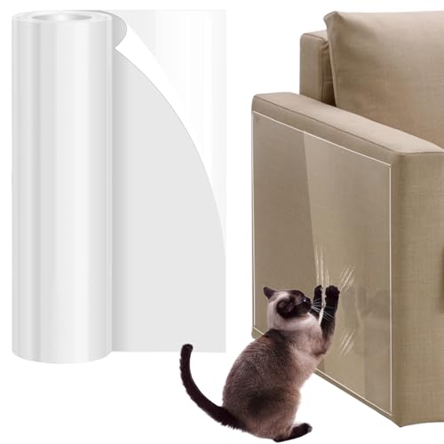 Kratzfolie Katzen Selbstklebend 15 x 300cm, Kratzschutz Katze Tape, Katzen Kratzschutz Sofa Transparent, Couch Kratzschutz Katze, AntiKratz Tape für Möbel Couch Sofa Wand Tür Schutz Kratzfolie Katzen Selbstklebend 15 x 300cm, Kratzschutz Katze Tape, Katzen Kratzschutz Sofa Transparent, Couch Kratzschutz Katze, AntiKratz Tape für Möbel Couch Sofa Wand Tür Schutz von Tufa