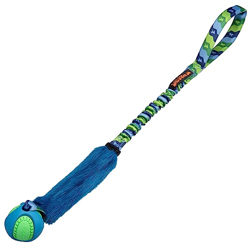 Tug-E-Nuff - Fauxtastic PowerBall Bungee, strapazierfähiges Bungee-Zerrspielzeug für Hunde, ideal für interaktives Hundetraining und Hunde jeden Alters, aus strapazierfähigem Kunstfell, 63 cm lang Tug-E-Nuff - Fauxtastic PowerBall Bungee, strapazierfähiges Bungee-Zerrspielzeug für Hunde, ideal für interaktives Hundetraining und Hunde jeden Alters, aus strapazierfähigem Kunstfell, 63 cm lang von Tug-E-Nuff