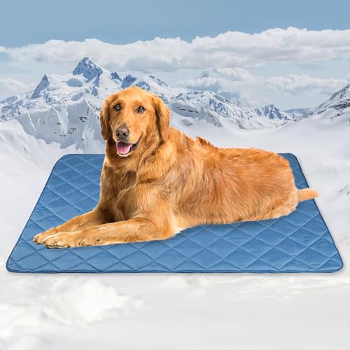 Tuiskusa Premium-Kühldecke für Hunde, waschbar, kühlende Matte für Katzen, heißes Wetter, Welpen, leicht, Überwurf, Beruhigungskissen (152,4 x 203,2 cm) von Tuiskusa