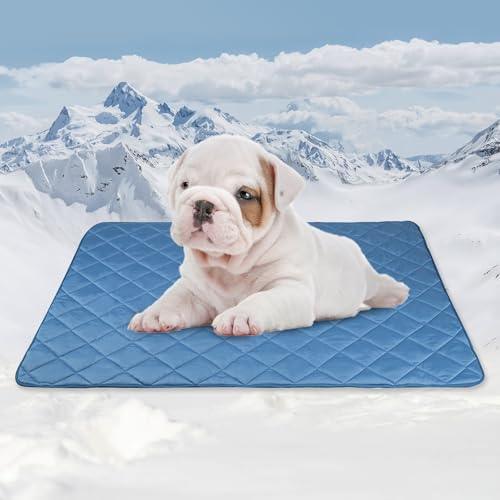 Tuiskusa Premium-Kühldecke für Hunde, waschbar, kühlende Matte für Katzen, heißes Wetter, Welpen, leicht, Überwurf, Beruhigungskissen (71,1 x 101,6 cm) von Tuiskusa