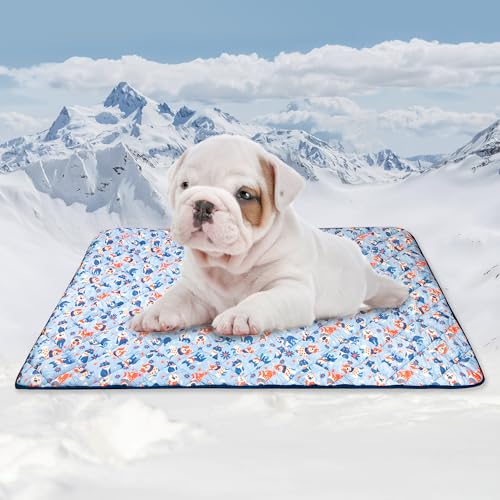 Tuiskusa Premium-Kühldecke für Hunde, waschbar, kühlende Matte für Katzen, heißes Wetter, Welpen, leicht, Überwurf, Beruhigungskissen (71,1 x 101,6 cm) von Tuiskusa