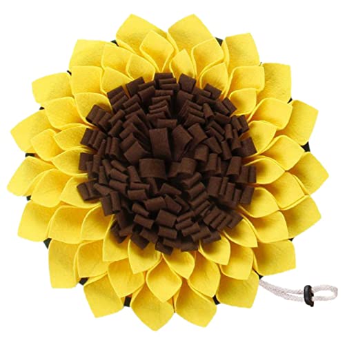 Haustiermatte für Hunde und Katzen, zum Füttern von Sonnenblumen, waschbar, Spielzeug zum Schnüffeln von Hunden, Stressabbau und langsames Füttern, schützt Haustiermatte für Hunde und Katzen, zum Füttern von Sonnenblumen, waschbar, Spielzeug zum Schnüffeln von Hunden, Stressabbau und langsames Füttern, schützt von Tumotsit