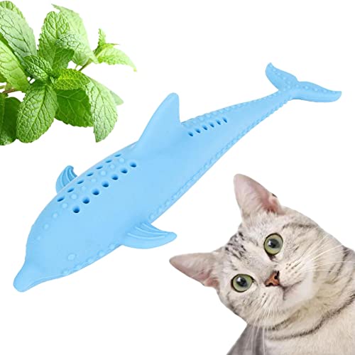 Katze Chew Toy, Kätzchenspielzeug in Form von Fisch, Spielzeug Katzenminze, Kätzchen und Mundgesundheit - Katzenspielzeug für stundenlanges Spielen und Entspannen Tumotsit von Tumotsit