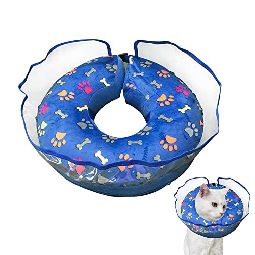 Tumotsit Hundehals-Donut | weiche, bequeme Kegel für Hunde | atmungsaktive Hundekegel für große, mittelgroße und kleine Hunde und Katzen, verstellbares Hundehalsband für Haustiere Tumotsit Hundehals-Donut | weiche, bequeme Kegel für Hunde | atmungsaktive Hundekegel für große, mittelgroße und kleine Hunde und Katzen, verstellbares Hundehalsband für Haustiere von Tumotsit