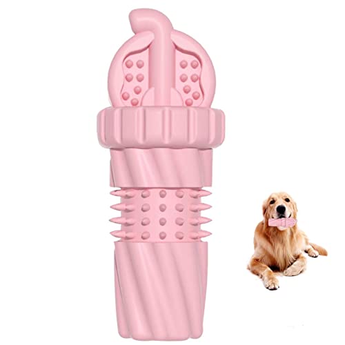 Tumotsit Kauspielzeug für Hunde,Hundezahnbürstenspielzeug Robustes Hundespielzeug für Aggressive Kauer | Toughest Natural TRP Dog Cola Cup Shape Interaktives Hundespielzeug für Hunde von Tumotsit
