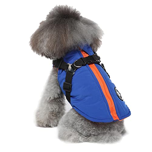 Tumotsit Winter für kleine Hunde | Warme Weste mit Reißverschluss für Hunde mit Geschirr Wintermantel für kleine Hunde, Jacke mit Reißverschluss für Hunde, Welpen Tumotsit Winter für kleine Hunde | Warme Weste mit Reißverschluss für Hunde mit Geschirr Wintermantel für kleine Hunde, Jacke mit Reißverschluss für Hunde, Welpen von Tumotsit