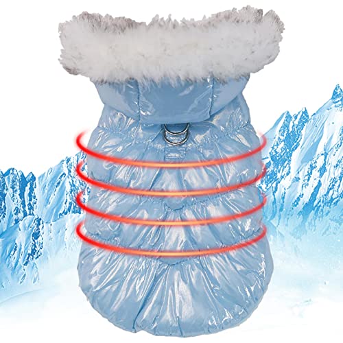 Wintermantel für Hunde, leichte Winterjacke für das kalte Wetter Haustiere weich Fleece warme Kleidung für kleine bis mittlere Katze Wintermantel für Hunde, leichte Winterjacke für das kalte Wetter Haustiere weich Fleece warme Kleidung für kleine bis mittlere Katze von Tumotsit