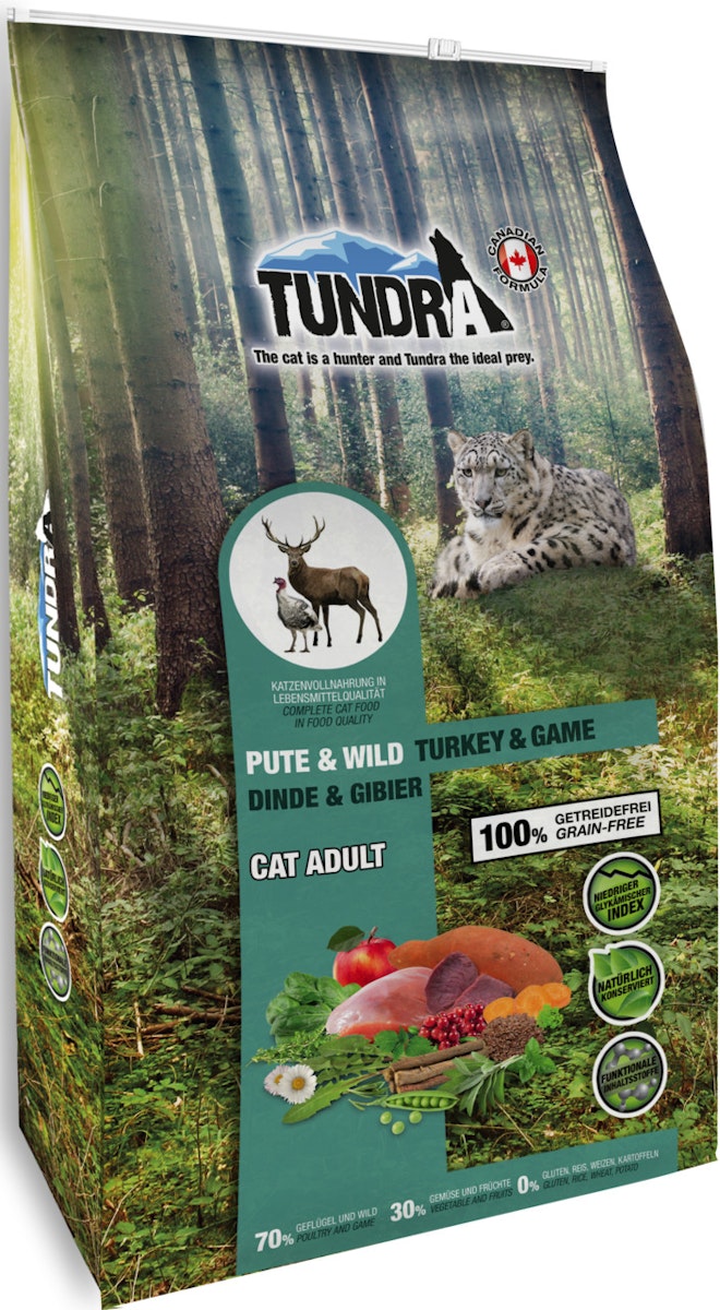 TUNDRA Cat Truthahn & Wild Katzentrockenfutter von Tundra