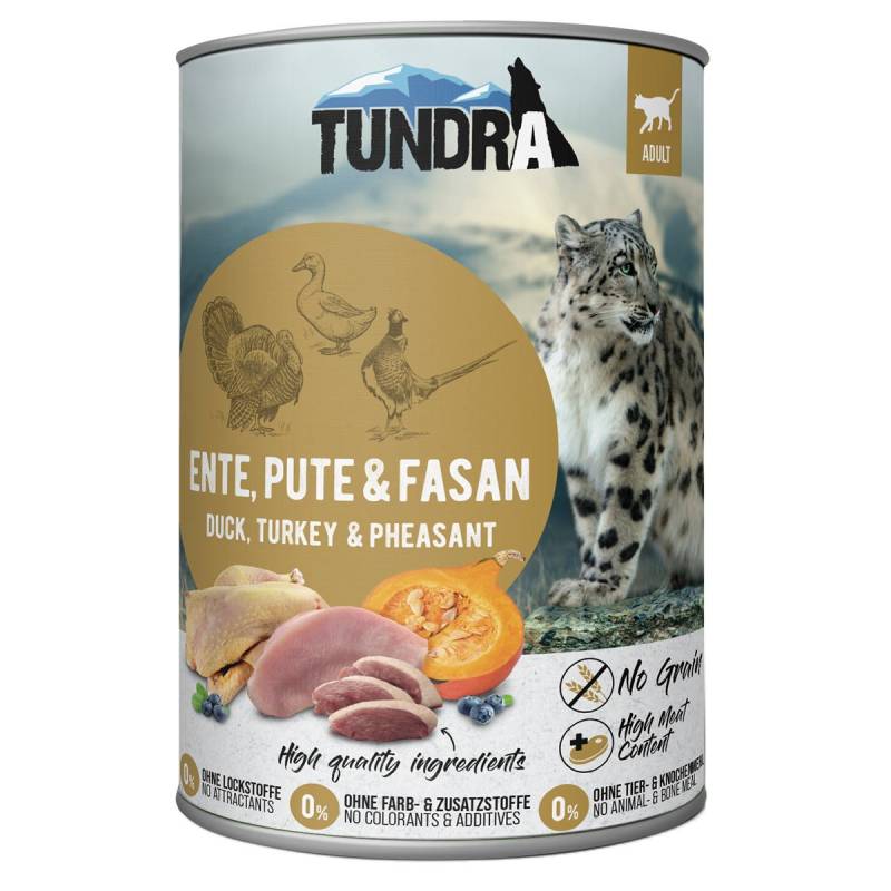 Tundra Cat Ente, Pute & Fasan 6x400g von Tundra