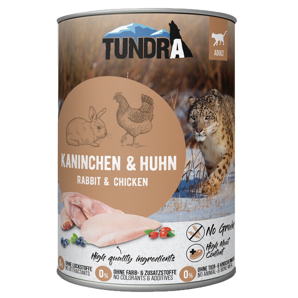 Tundra Cat Kaninchen & Huhn 6x400g Tundra Cat Kaninchen & Huhn 6x400g von Tundra