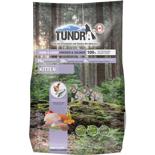 Tundra Cat Trockenfutter KITTEN Huhn & Lachs - Chicken & Salmon 272 g von Tundra