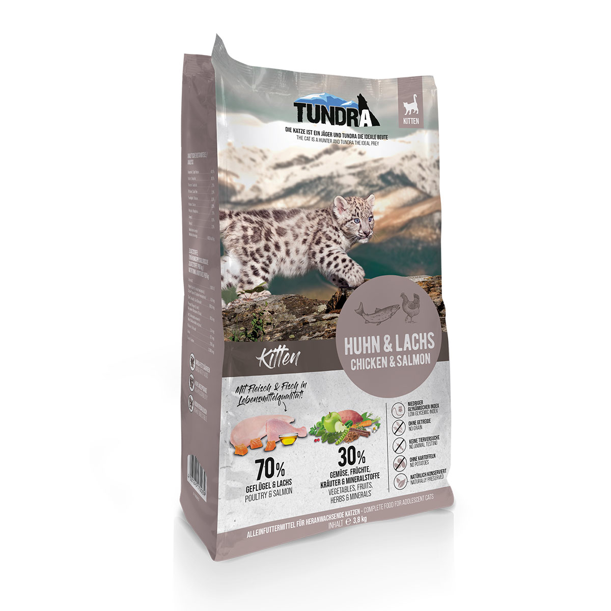 Tundra Cat Kitten Huhn & Lachs 3,8kg Tundra Cat Kitten Huhn & Lachs 3,8kg von Tundra