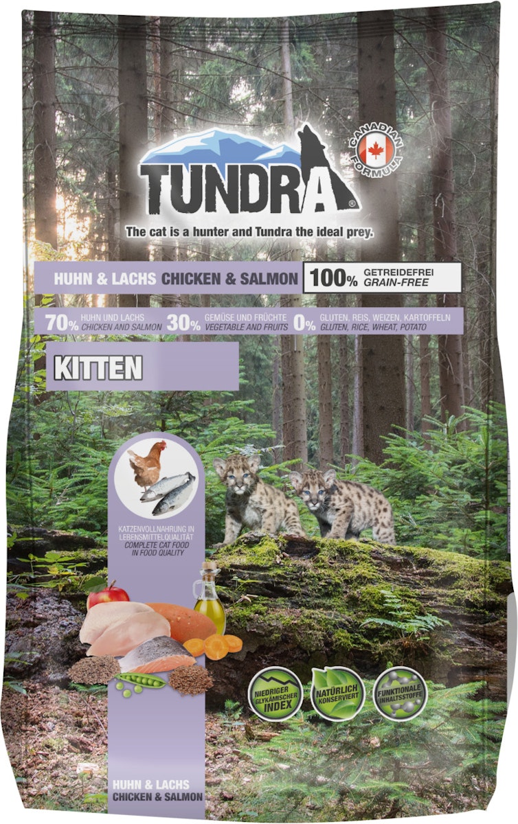 Tundra Cat Kitten Huhn & Lachs Katzentrockenfutter von Tundra