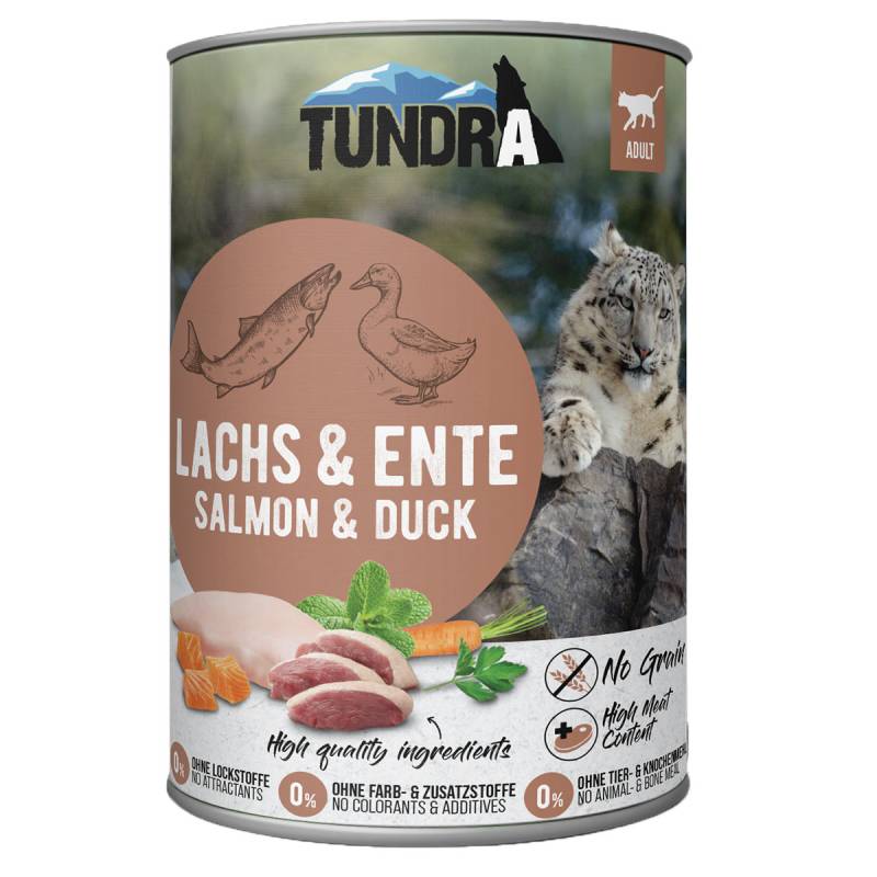 Tundra Cat Lachs & Ente 6x400g von Tundra