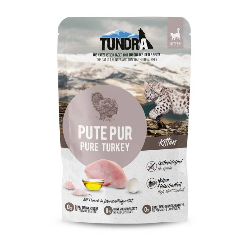 Tundra Cat Pouchpack Kitten Pute pur 16x85g von Tundra