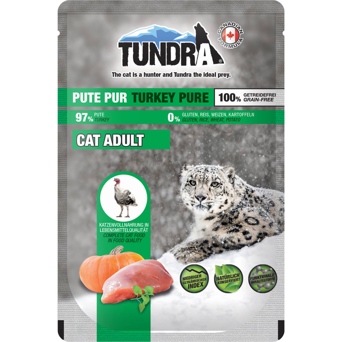 Tundra Cat Pouchpack Pute pur 16x85g von Tundra