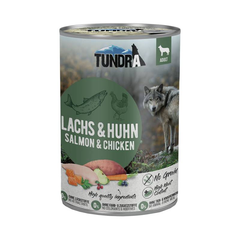 Tundra Dog Lachs & Huhn 12x400g von Tundra