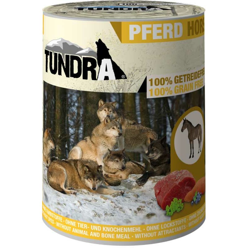 Tundra Hunde-Nassfutter Pferd - 400 g (7,73 € pro 1 kg) von Tundra