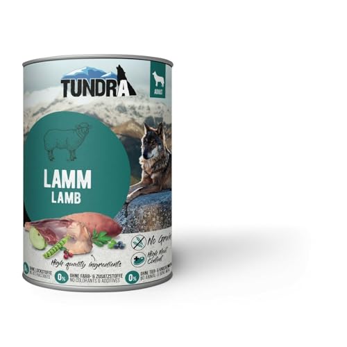 Tundra Hundefutter Lamm Nassfutter - getreidefrei (400g) von Tundra