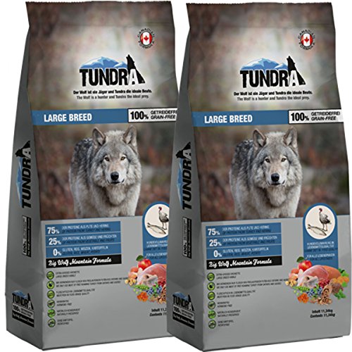 2 x 11,34 kg Tundra Large Breed von Tundra Petfoods