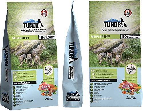 Tundra Hundefutter Puppy mit Pute - getreidefrei (11,34kg) von Tundra Petfoods