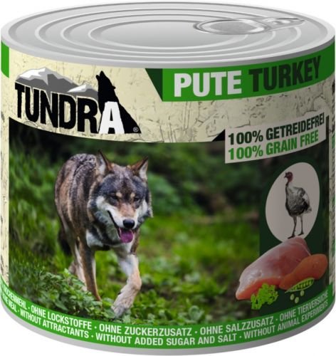 Tundra Hundefutter Pute Nassfutter (800g) von Tundra
