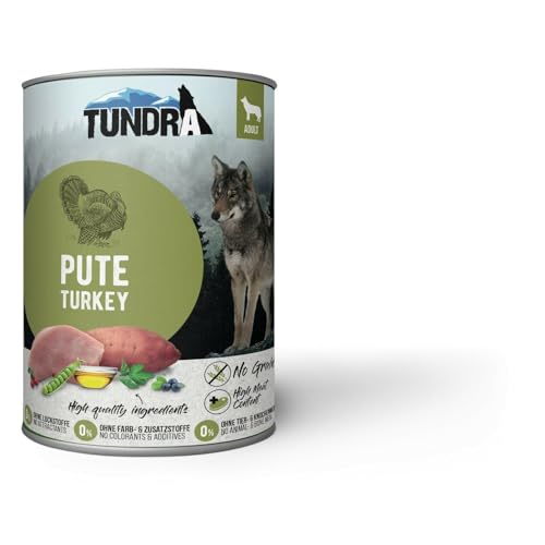 Tundra Hundefutter Pute Nassfutter (800g) von napz