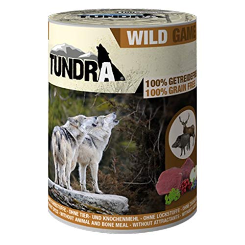 Tundra Hundefutter Wild - Nassfutter (24 x 800g) von Tundra
