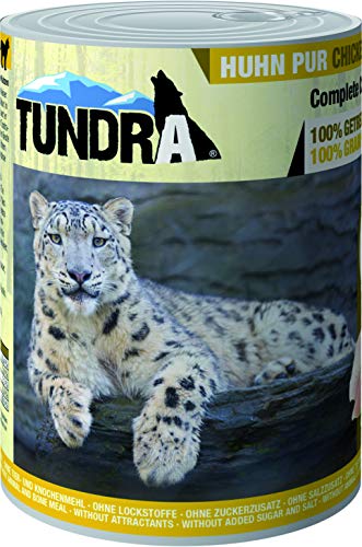 Tundra Katzenfutter Huhn Pur, Nassfutter - getreidefrei (400 g) von Tundra