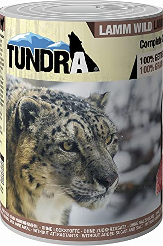 Tundra Katzenfutter Lamm & Wild, Nassfutter 6 x 400 g von Tundra