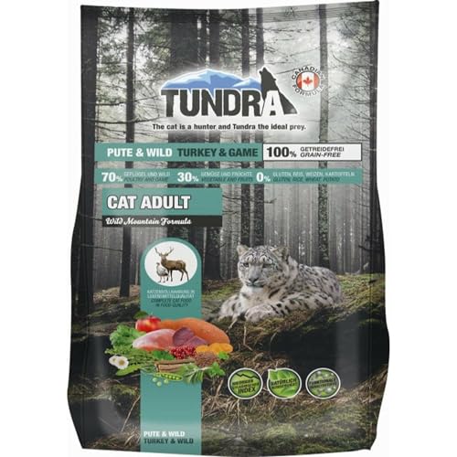 Tundra Katzenfutter getreidefrei Pute u. Wild - Turkey u. Game 1,45 kg von Tundra