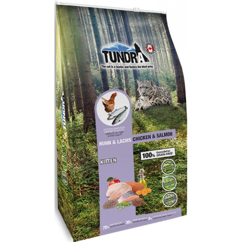 Tundra Kitten Huhn & Lachs - 6,8 kg (7,35 € pro 1 kg) von Tundra