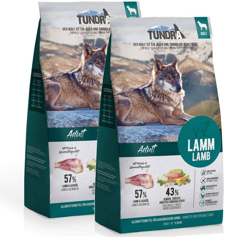 Tundra Lamm - Sparpaket 2 x 11,34 kg (5,51 € pro 1 kg) von Tundra