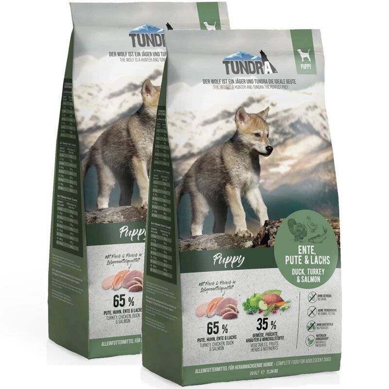 Tundra Puppy - Sparpaket 2 x 11,34 kg (5,47 € pro 1 kg) von Tundra