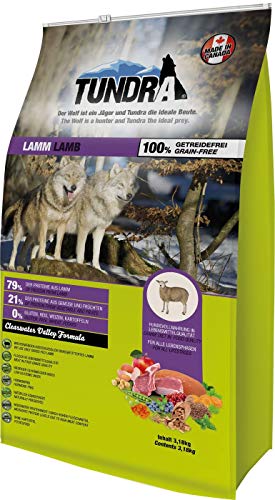 Tundra Trockenfutter Hundefutter Lamm - getreidefrei (3,18 kg) von Tundra