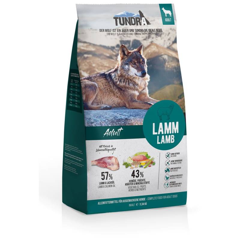 Tundra Trockenfutter Lamm 11,34kg von Tundra