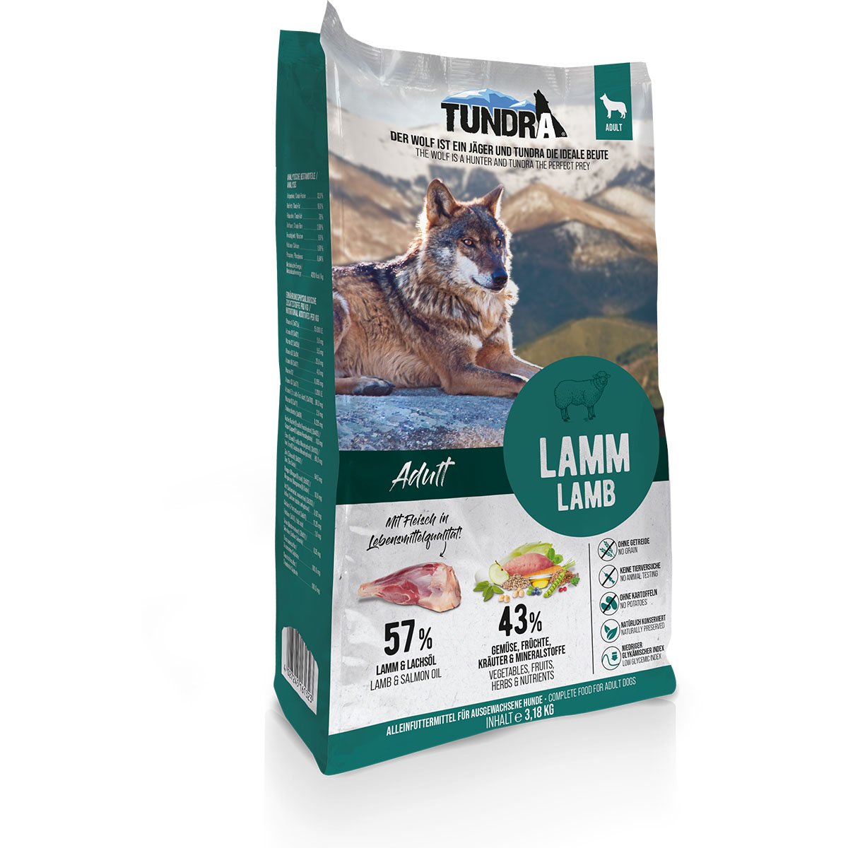 Tundra Trockenfutter Lamm 3,18kg von Tundra
