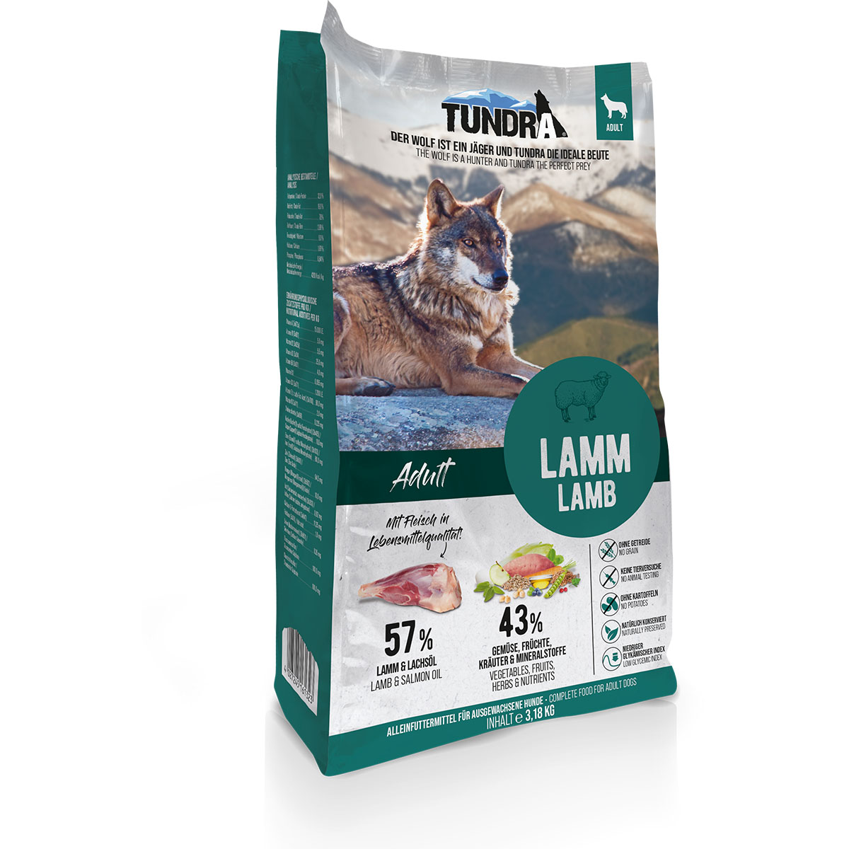 Tundra Trockenfutter Lamm 3,18kg Tundra Trockenfutter Lamm 3,18kg von Tundra